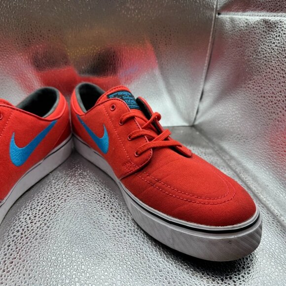Size 11 Nike SB Zoom Stefan Janoski‎ Mens Red Skateboarding Shoes 615957-640 - Picture 5 of 11